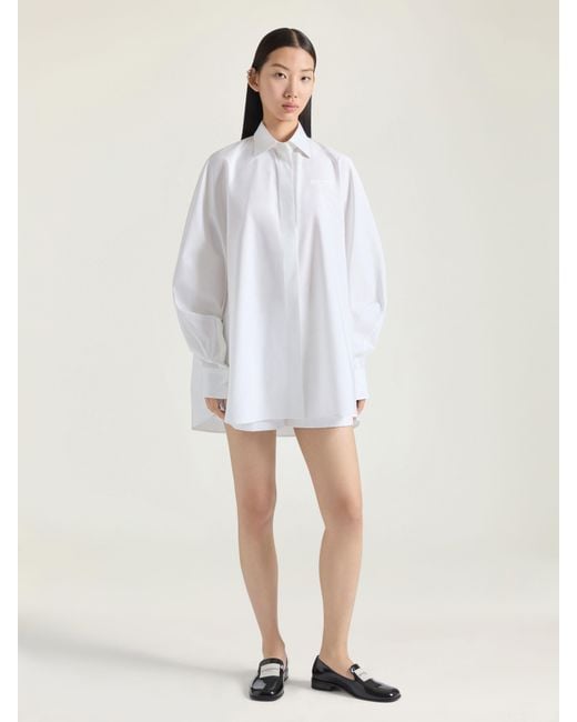 Givenchy White Cocoon Shirt