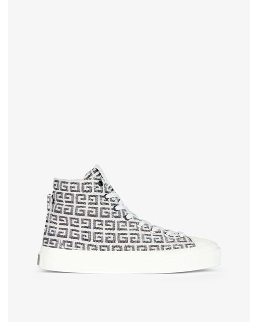 Givenchy White City High Top Sneakers for men