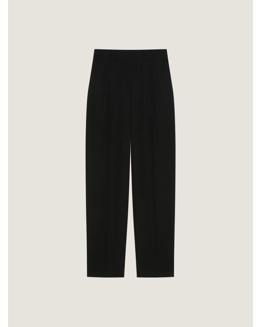 Givenchy Black Double Pleat Pants