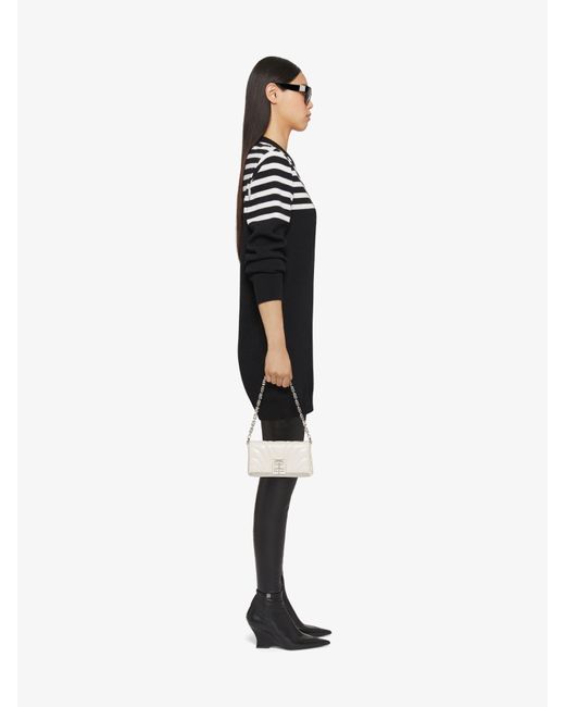 Givenchy Black 4G Striped Dress