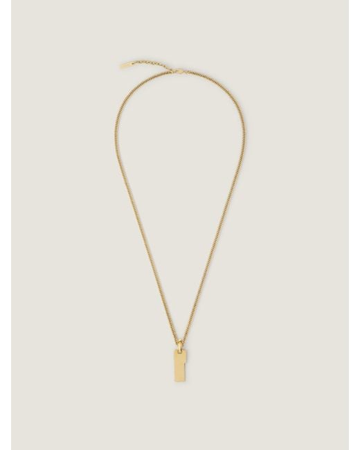 Givenchy Natural Tape Necklace In Metal And Enamel