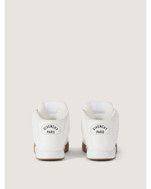 Givenchy White Puffy Yard Mid-Top Sneakers for men