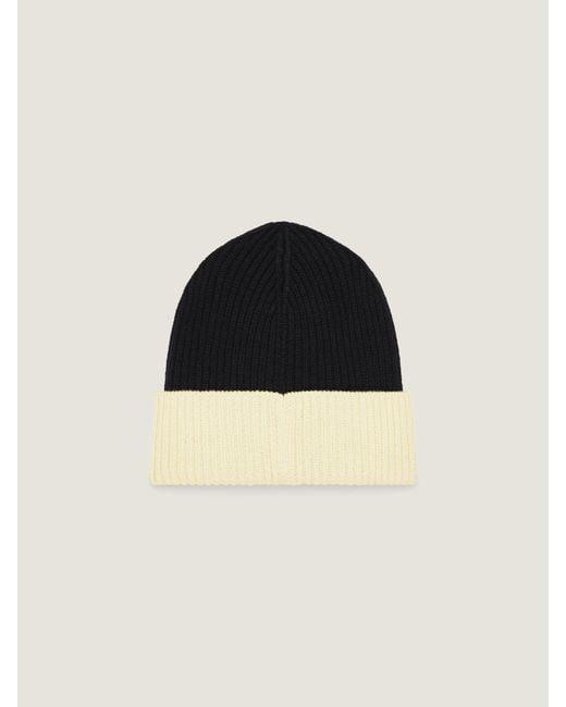 Givenchy Black Bicolor Beanie for men