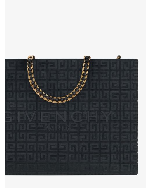 Givenchy Black Medium G-Tote Shopping Bag