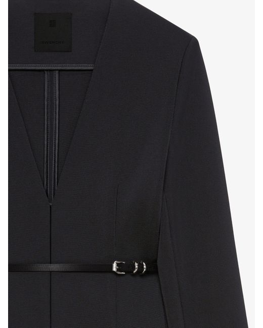 Givenchy Black Slim Fit Voyou Jacket