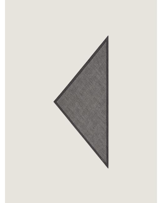 Givenchy Gray Triangle Stole for men