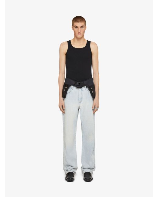 Jeans in denim di Givenchy in White da Uomo