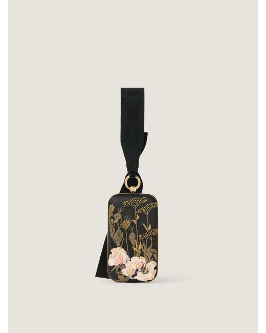 Givenchy Natural Evening Clutch With Floral Embroideries And Bow