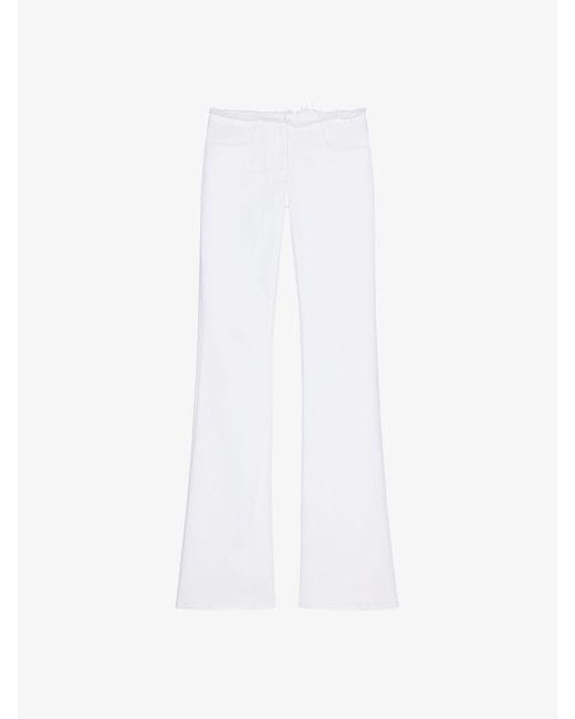 Jeans slim in denim di Givenchy in White