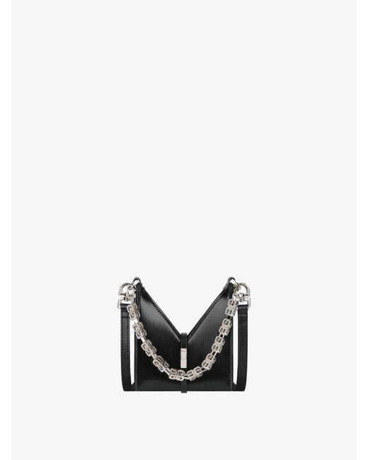 Givenchy White Micro Cut Out Bag