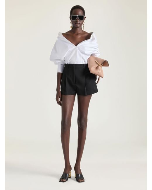 Givenchy White Slashed Shirt