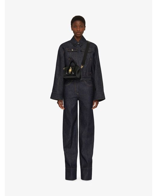 Borsa Antigona Toy Lock in pelle Box di Givenchy in Black