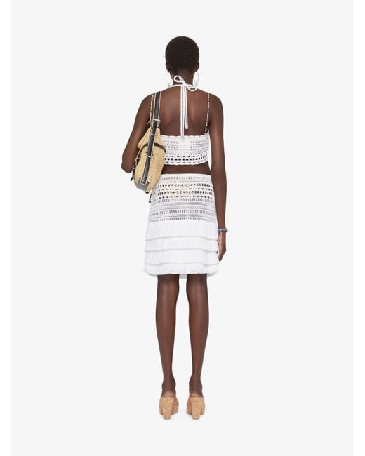 Givenchy White Skirt