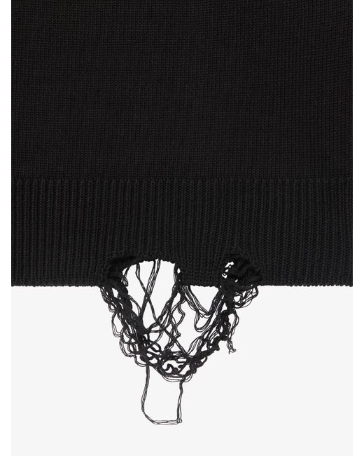 Pullover 4G Stars in jersey di Givenchy in Black da Uomo