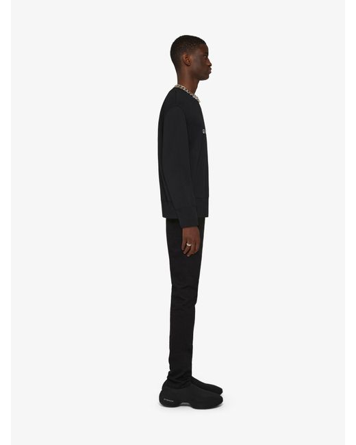 Sweatshirt slim Reverse en molleton Givenchy pour homme en coloris Black