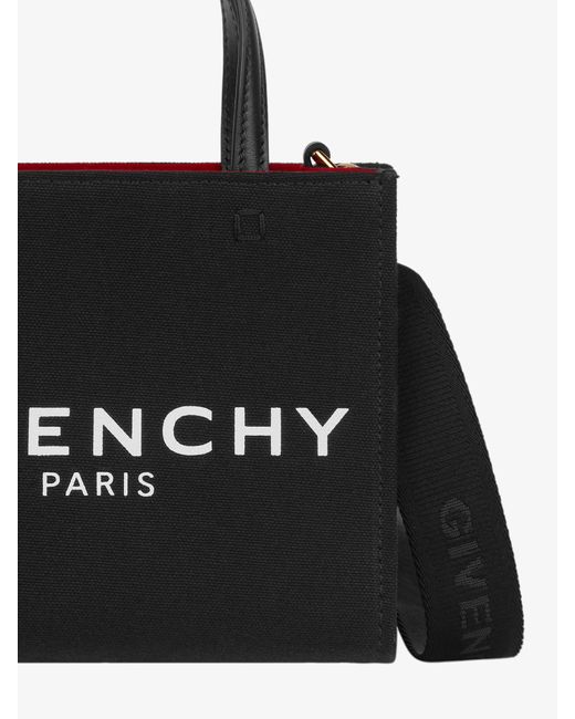 Mini G-Tote in tela di Givenchy in Black