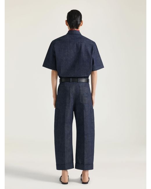 Givenchy Blue Cargo Trousers for men