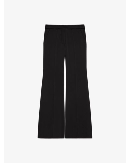 Givenchy Black Flare Tailored Pants
