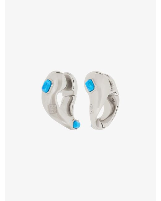 Givenchy Blue Organic Earrings