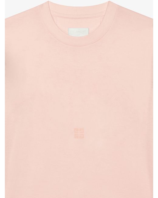 Givenchy Pink Overlapped Slim Fit T-Shirt