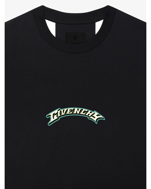 T-shirt en coton avec imprimé Dragon Givenchy pour homme en coloris Black