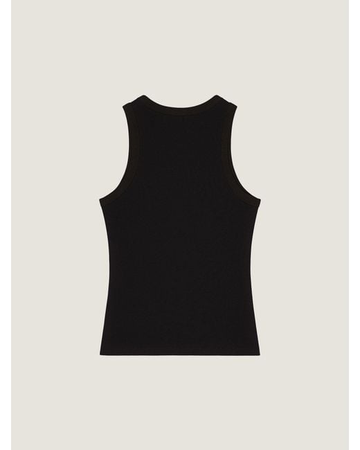 Givenchy Black Slim Fit Tank Top