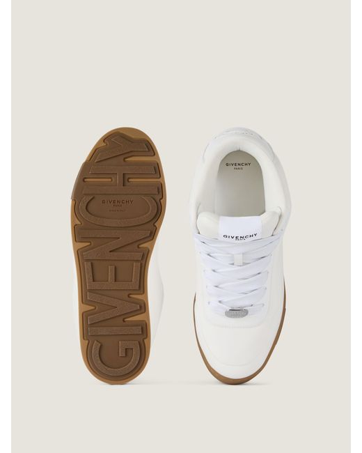 Givenchy White Puffy Yard Mid-Top Sneakers for men