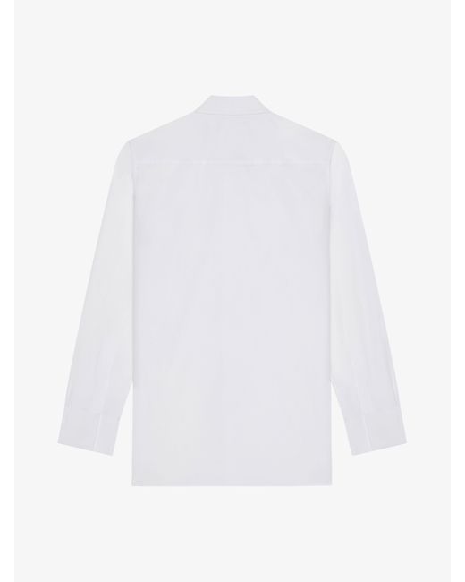 Camicia in popeline di Givenchy in White da Uomo