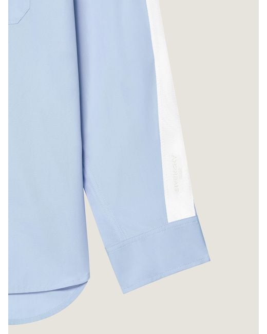 Givenchy Blue Couture Seam Overshirt for men