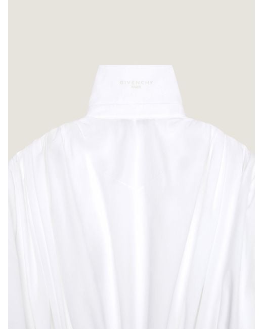 Givenchy White Long Shirt Dress