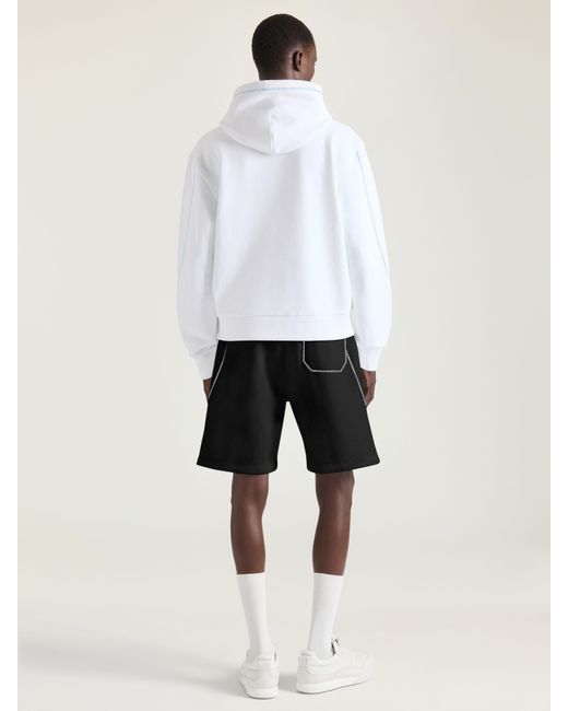 Givenchy Black Couture Seam Bermuda Shorts for men