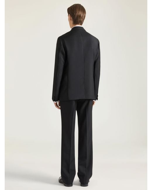 Givenchy Black Single-Breasted Deconstructed Jacket for men