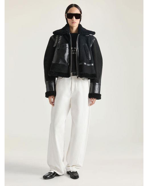 Givenchy Black Aviator Jacket