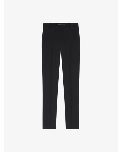 Pantalon de tailleur slim en laine Givenchy pour homme en coloris Black