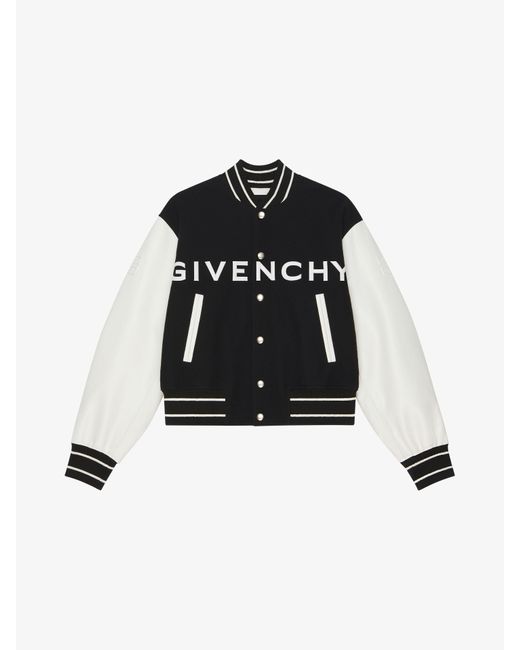 Givenchy Black Varsity Jacket for men