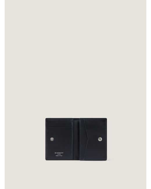 Givenchy White Flap Card Holder for men