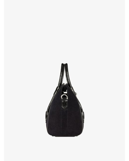 Givenchy Black Mini Antigona Lock Bag