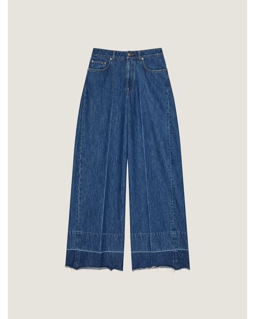 Givenchy Blue Medium Wide Leg Jeans