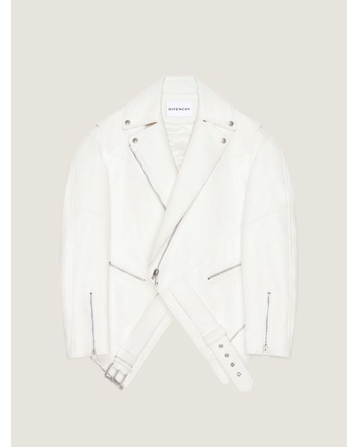 Givenchy Natural Back-To-Front Biker Jacket