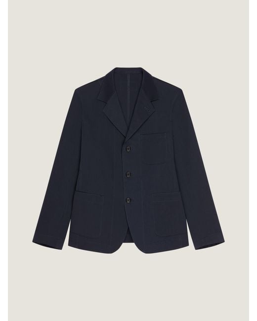 Givenchy Green Single-Breasted Deconstructed Jacket for men