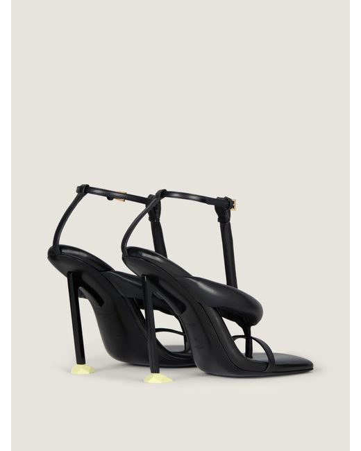 Givenchy Natural Boudoir Bicolor Heeled Thongs