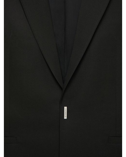 Veste slim en laine et mohair avec harnais U-Lock Givenchy pour homme en coloris Black