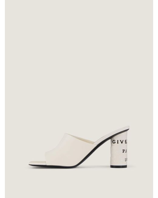 Givenchy Natural Tape Heeled Mules