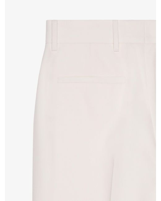 Pantaloni XL in lana e mohair di Givenchy in White da Uomo