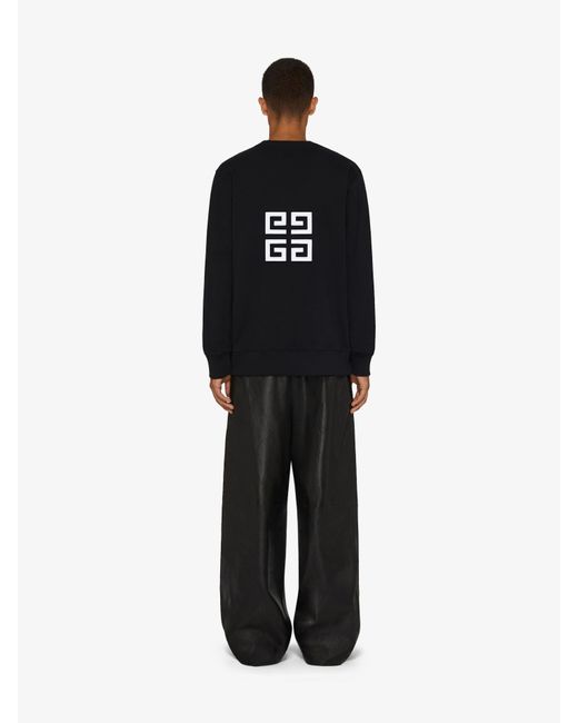 Givenchy Black 4G Slim Fit Sweatshirt for men