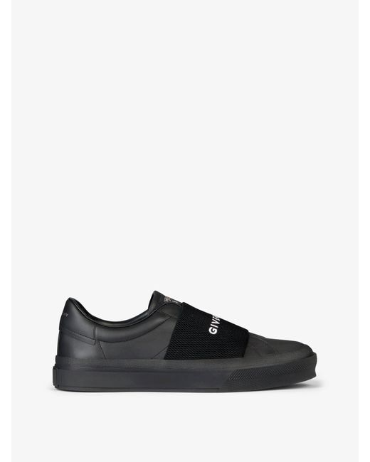 Sneakers City Sport in pelle con fascia elastica di Givenchy in Black da Uomo
