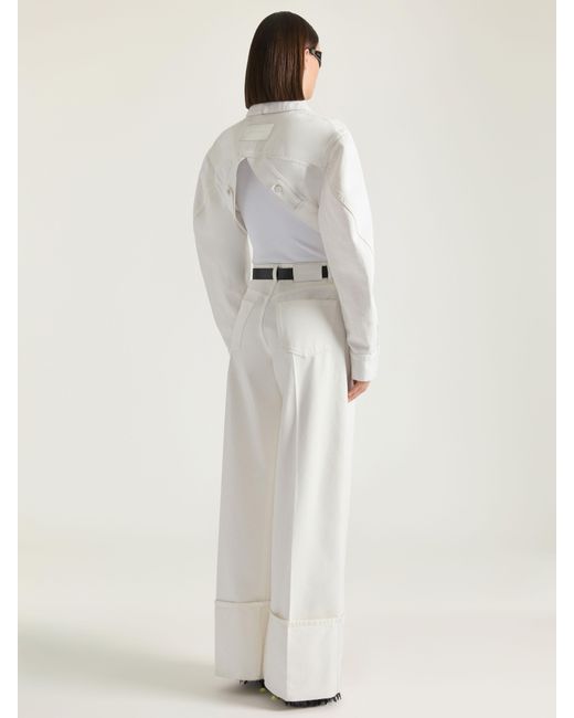 Givenchy Natural Cropped Opened Back Jacket