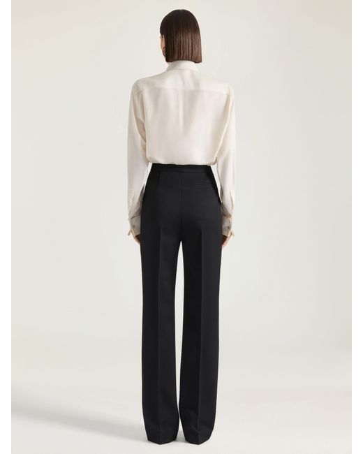 Givenchy Black Tuxedo Cigarette Pants