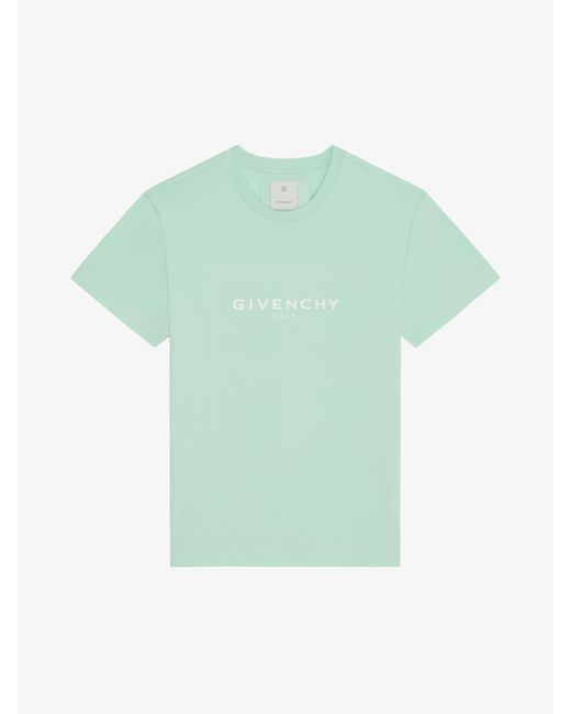 Givenchy Green Reverse Slim T-Shirt for men