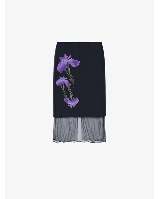 Givenchy Blue Skirt